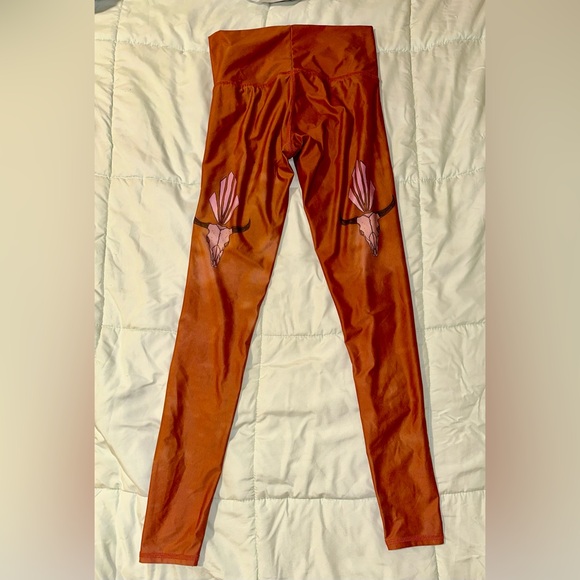 Teeki Desert Skull Copper Hot Pant Full Length Size Medium - Picture 3 of 6